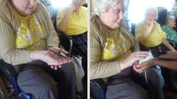 Zoo lab comes to Shard End care home